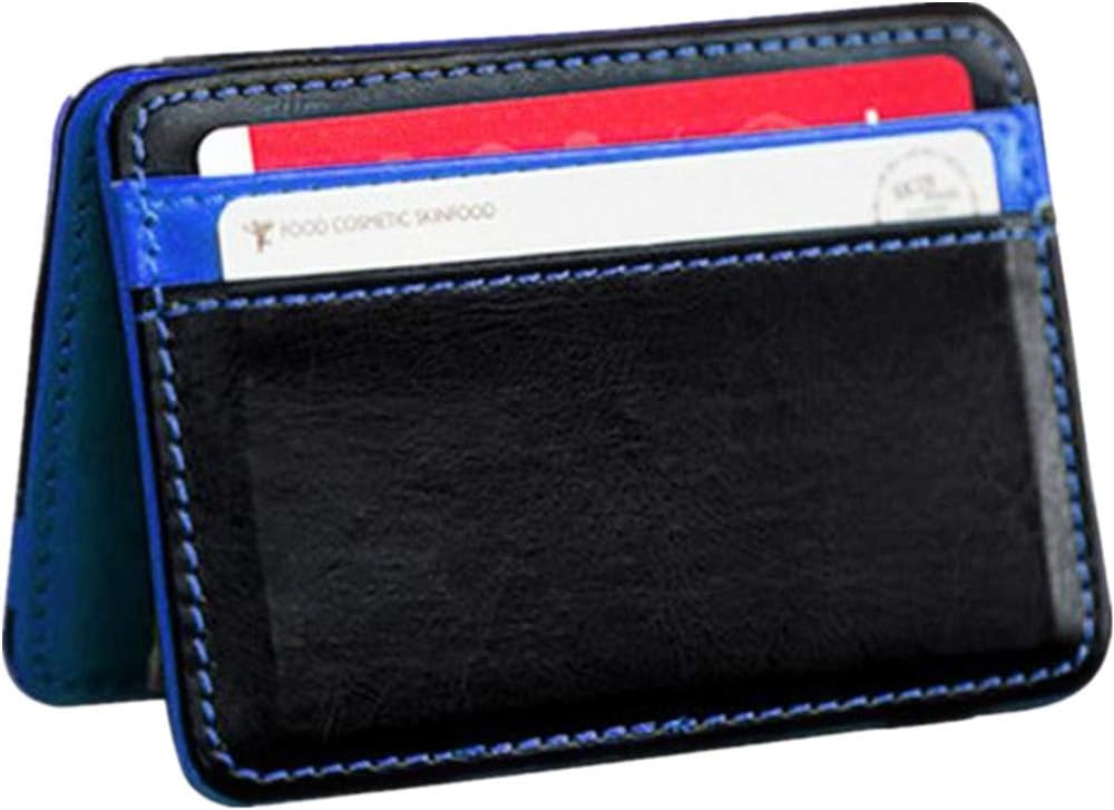 Mini Neutral Magic Bifold Leather Wallet Card Holder Wallet Purse Money Clip AfterSo
