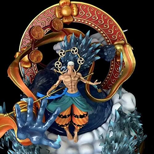 Amazon Com Kaiwenli One Piece Series Sky Piea Enel Amaru Seven Color Dimming Limited Edition Oversized Version 48 Cm High Light Luxury Anime Character Figure Model Exquisite Pvc Material Statue Best Collection Arts Crafts