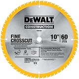DEWALT DW3106P5D60I Series 20 10-Inch 60T Fine Finish Saw Blade, 2-Pack