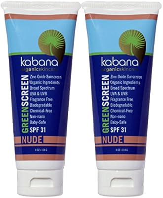 Green Screen Organic Sunscreen Spf 22 Tinted 240ml 230g Vegan Amazon Com Au Beauty