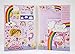 Rachel Ellen Designs Little Princess Unicorn Writing Kit, Girls Stationery Paper Letter Set, Stickers, Envelope Seals