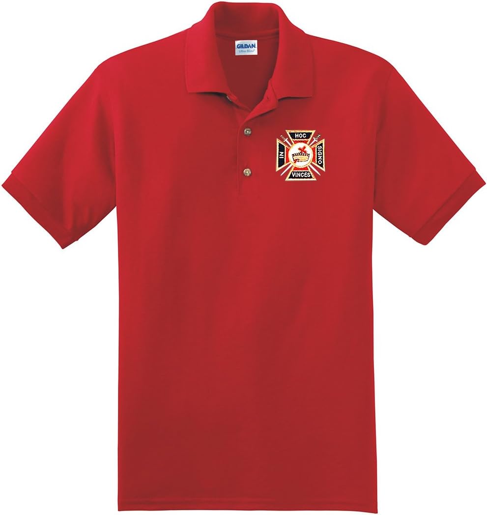 Logoz USA Knights Templar Polo Golf Shirt