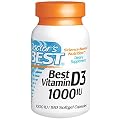 Doctor's Best, Best Vitamin D3, 1000 IU, 180 Softgels