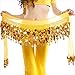 Womens Belly Dance Scarf Performance Bling Sequins Coins Hip Scarfs