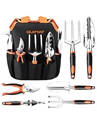 Quimat QX06   Juego de 7 herramientas de aleación de aluminio, para jardinería a mano