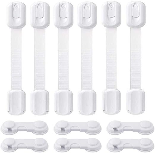 Seguridad Bebes, Seguridad Puerta Niño,Protector Puertas Bebe12 Piezas