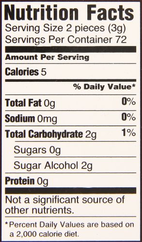 6 Dentyne+Sugar+Spicy+Cinnamon+Piece