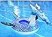 CMYK Pool Float, Giant Inflatable Rafts Beach Decorations Toy, Summer Beach Swimming Pool Party Large Rideable Blow Up Ice Dragon Tube, Adults & Kids, Patch Kit Included