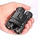 Ohuhu Lightweight Durable Adjustable Mini 8x21 Folding Zoom Binoculars with Black Carry Bag and Clean Cloth
