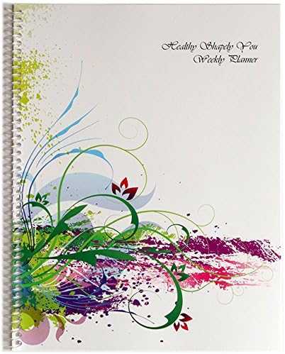 Healthy Shapely You Planner 2017 Jan - Dec Calendar. Daily Weekly Monthly Yearly Diet &amp; Exercise Record &amp; Assessment, 8.5 x 11, Spiral, 12 Months