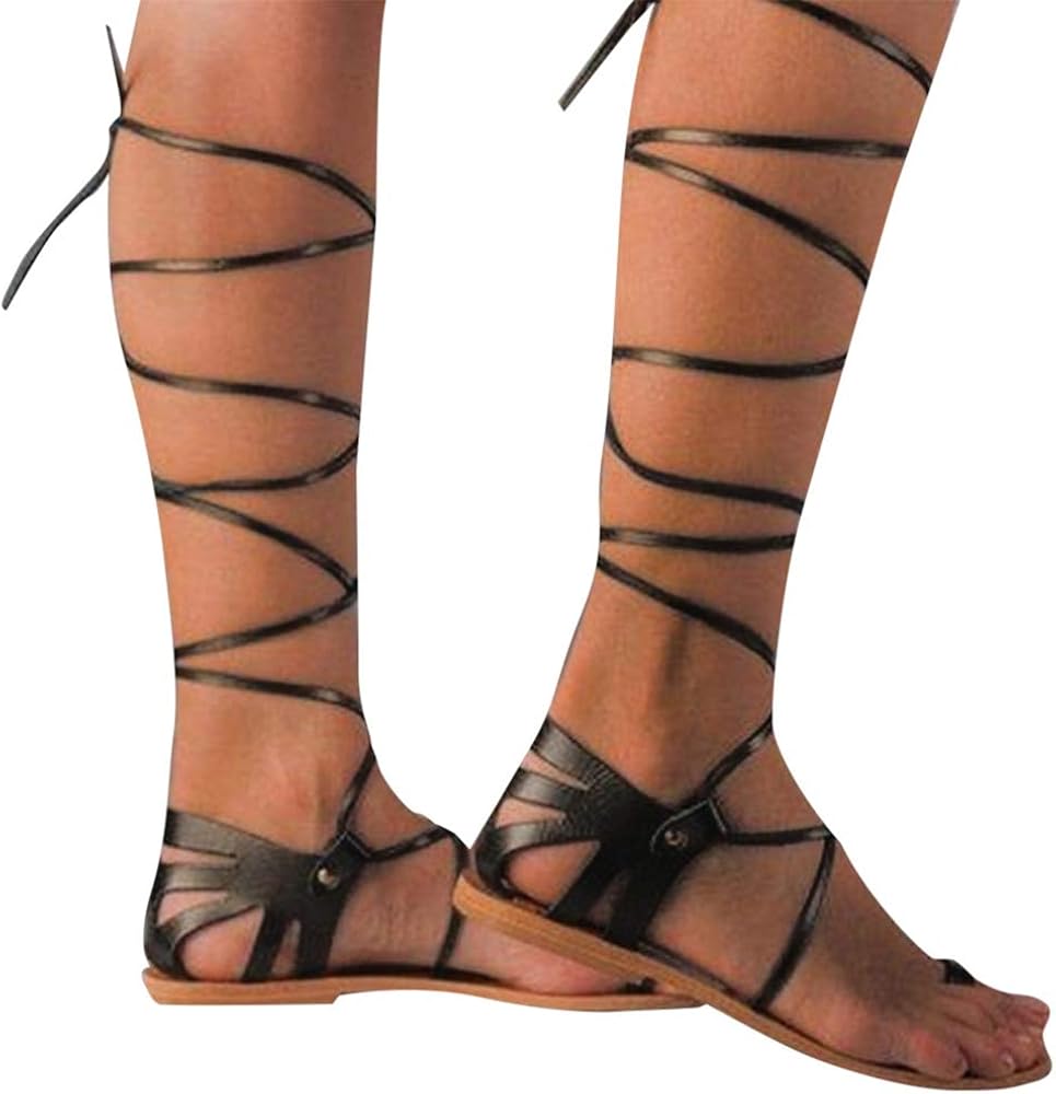 gladiator strappy heels