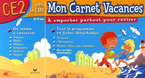 Download Mon Carnet Vacances CE2 PDF