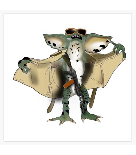 Gremlins Gizmo - Calcomanía De Vinilo Impermeable Para Coche, Laptop, Pared, Ventana, Parachoques 5 Pulgadas