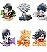 OIVA Set of 6 Pieces Naruto Psychic World War Forbearance Mosquito Eyes Mini Figure Collectible Model (Third Edition)