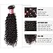 Nadula 10A Unprocessed Brazilian Virgin Curly 3 Bundles 95-100g/ Bundle Natural Color Remy Human Hair Weave (8 10 12inch)