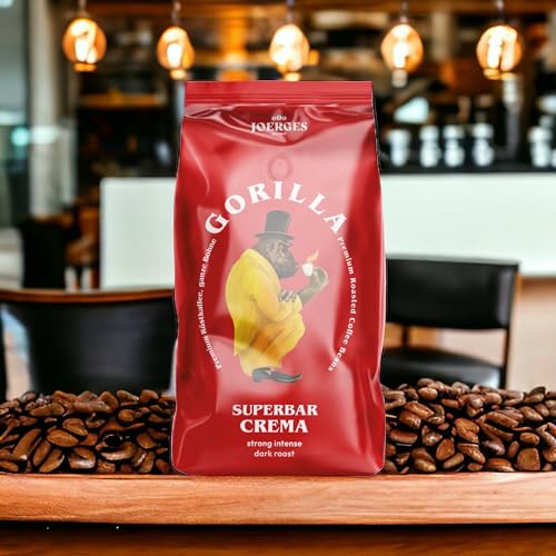 Joerges Espresso Gorilla Super Bar Crema, 5er Pack (5 x 1 kg) Kaffeebohnen thumbnail 2