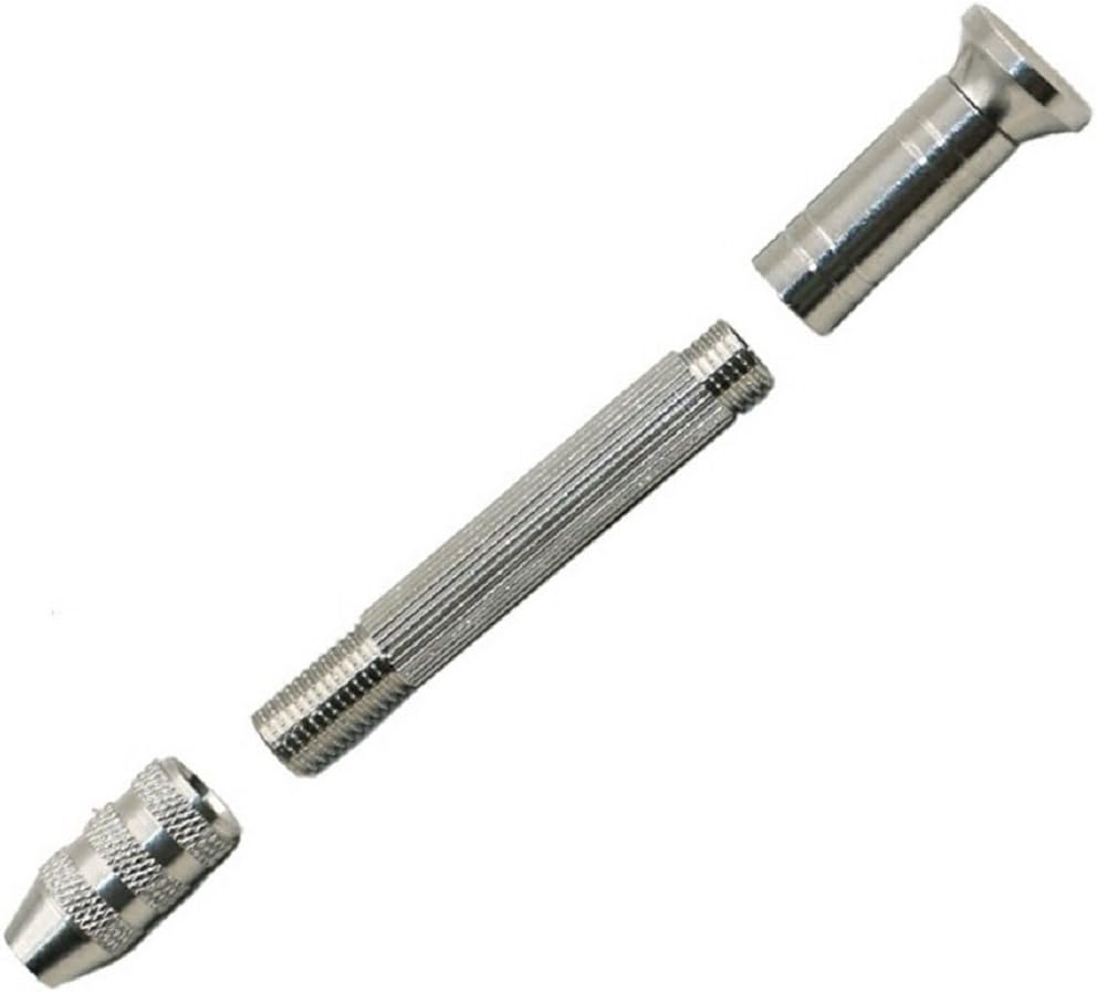 Precision Double Head Pin Vise Model Hand Drill Set with Twist Drill Bits Set by Coerni B
