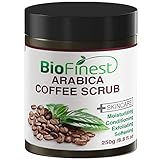 Biofinest Arabica Coffee Scrub: Best For Varicose Veins, Cellulite, Stretch Marks, Eczema & Acne - Moisturizer and Exfoliator (250g)