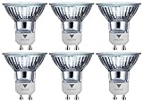 (Pack of 6) GU10 120V 50-Watt MR16 Halogen JDR-C