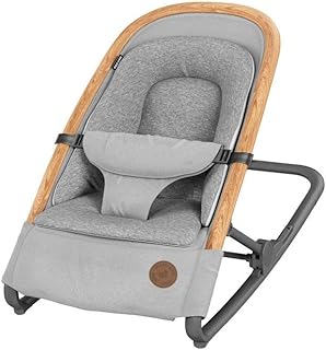 Maxi-Cosi Kori 2-in-1 Babywippe, hochwertige Babyschaukel nutzbar ab der Geburt bis max. 9 kg, natürliches, ergonomisches Schaukeln ohne Elektronik, einfach zusammenklappbar, Essential Grey (grau)