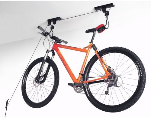 Idirectmart Garage Ceiling Lift Hoist Storage System for Bicycle