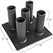 Titan Fitness Olympic Barbell Holder, Vertical Storage Display, 5-Bar Holder