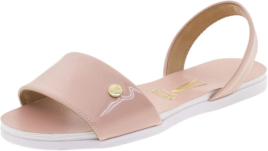 sandália feminina rasteira vizzano