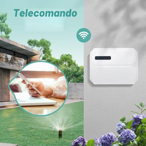 Inkbird IIC-600 WiFi Irrigation Control Unit 6 Zones, Automatic Watering System for Garden, Integrated Non-Volatile Memory Irrigation Timer, Support Manual Mode