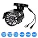 Hiseeu HD 1000 TVL 24PCS IR LEDS Surveillance MINI CCTV Camera 3.6mm Lens with IR CUT Bullet Outdoor Security Camera, Aluminum Metal Housing, Surveillance Camera for Home