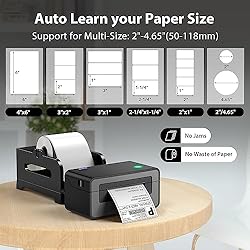 POLONO Thermal Label Printer, 4x6 Shippping Label