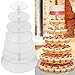 Yaheetech 7 Tier Circle Acrylic Cupcake Party Birthday Wedding Cake Stand Clear Christmas Gift