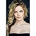 D'AMA Single Strand Freshwater Cultured Pearl Necklace White 6.5-7 MM AAA Quality