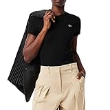 Lacoste Womens Crew Neck Short Sleeve Slim Fit