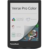 PocketBook Verse Pro Color | Super Thin and Compact 6" e-Reader | Color Screen E Ink Kaleido&trade; 3 &ndash; Eye-Safe and Glare-Free | Text-to-Speech &amp; Bluetooth | Audiobooks | SMARTlight | IPX8 Waterproof