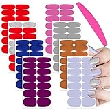 SILPECWEE 8 Sheets Nail Wraps for Women Stick on