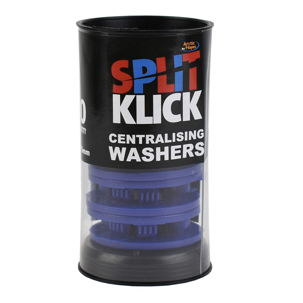Arctic Hayes SK2PK10 Split Klick Centralising Washer 10-Pieces, Dark Blue