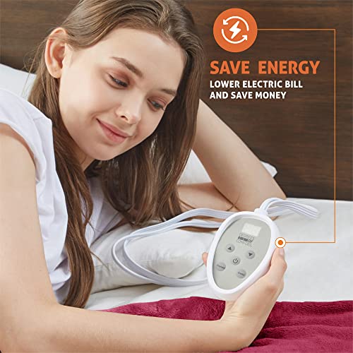 Degrees of Comfort Electric Blanket King Size Dual Control W/ Auto