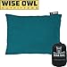 Wise Owl Outfitters Camping Pillow – Memory Foam Travel Pillow for Airplane Sleeping, Hiking, Backpacking & Outdoor Use - Small & Portable for Adults, Car, Camp & Tent