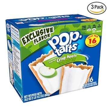 Amazon.com: Kelloggs Pop-Tarts Frosted Crisp Apple ...