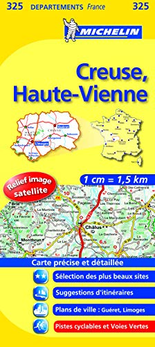 Creuse, Haute-Vienne (French Edition) by Michelin (Map)