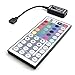 44-Key DIY Custom RGB Multicolor LED Light Strip Controller with IR Remote - Endless color options for RGB Multicolor LED light strip projects - 44 keys, custom DIY colors