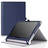 MoKo Lenovo Yoga Tablet 2 10.1 Case - Slim Folding Cover Case for Lenovo Yoga Tablet 2 10.1 inch 2014 Version, INDIGO ( With Smart Cover Auto Sleep / Wake )