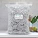 Crinkle Cut Paper Shred Filler (1/2 LB) for Gift Wrapping & Basket Filling - White & Silver | MagicWater Supply