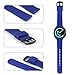 ANCOOL Compatible Gear Sport Band Replacement 20mm Silicone Watch Band Compatible Gear Sport/Galaxy Watch (42mm)/Ticwatch E/Ticwatch 2/Vivoactive 3 Watch - Small Royal Blue
