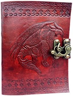 Genuine Handmade Dragon Leather Journal Notebook