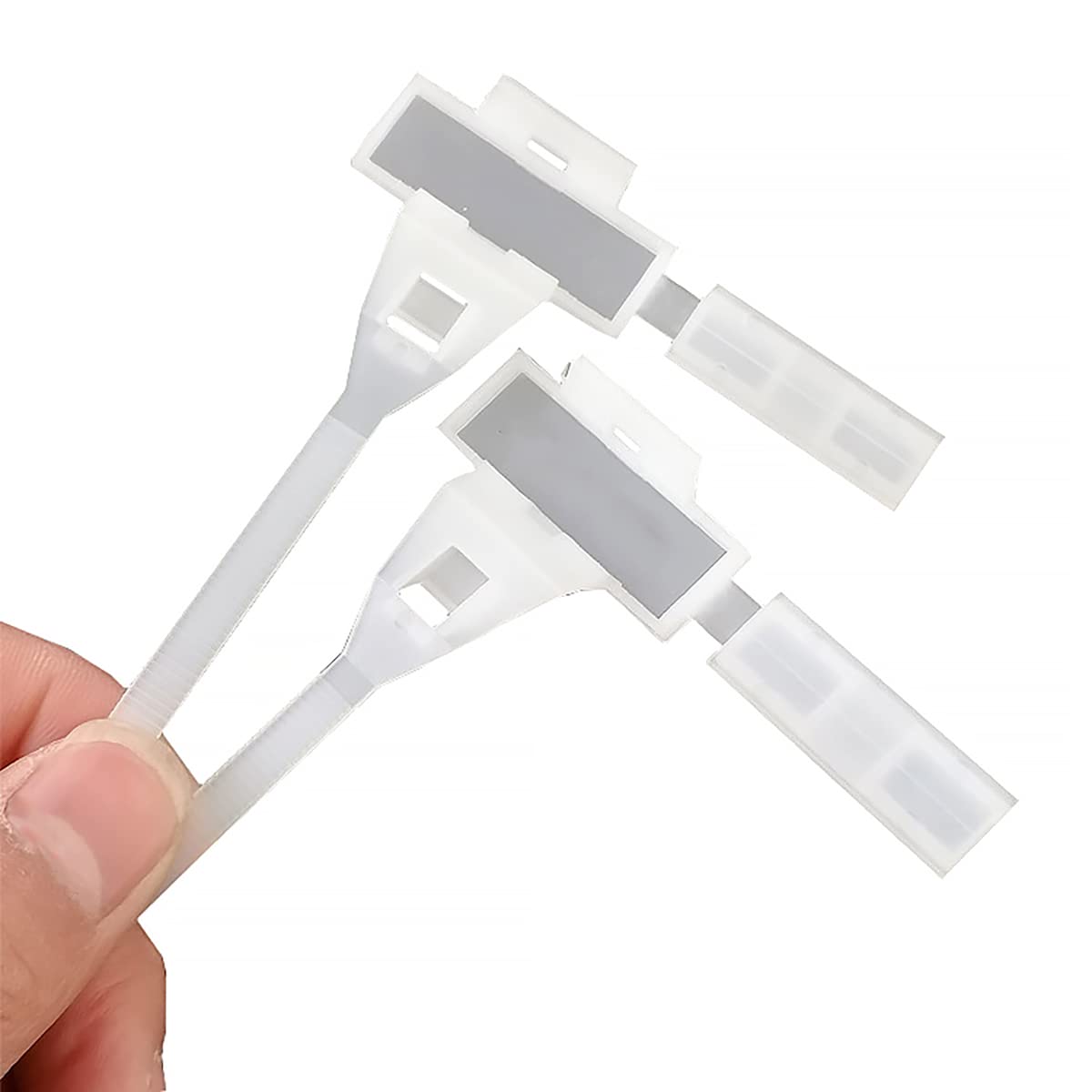 100 pcs Nylon Cable Marker Ties Self-Locking Cord Tags Write on Ethernet Label Wire Straps for Home and Office Use 5 * 180mm