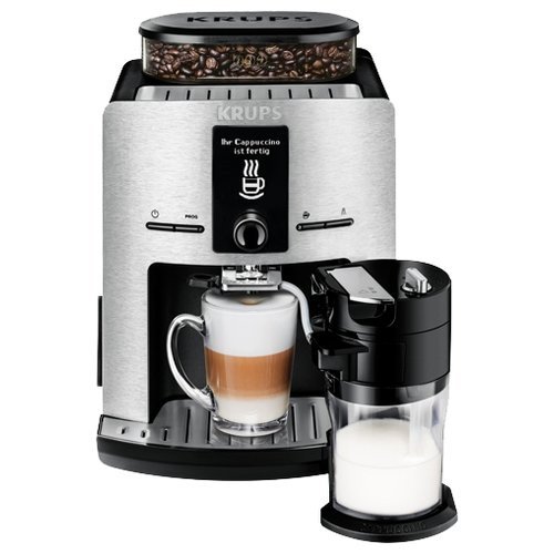 Krups EA829D Super Fully Automatic Espresso Machine Coffee Maker, Silver
