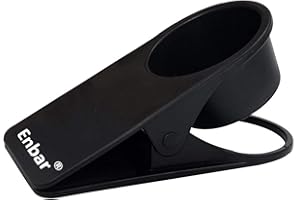 ENBAR Drink Cup Holder Clip Home Office Table Desk Side Huge Clip Water Drink Beverage Soda Coffee Mug Holder Cup Saucer Clip Design