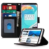 FYY Galaxy S9 Plus Case, [Prevent Card Information Leaking Technique] Premium PU Leather Wallet Case with [Kickstand Feature] [Wrist Strap] [Shockproof Rubber Cover] for Samsung Galaxy S9 Plus Black