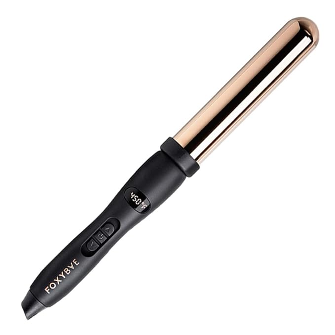 foxybae rose gold marble 32mm curling wand